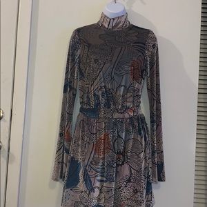 Free people velvet dress size xsmall
